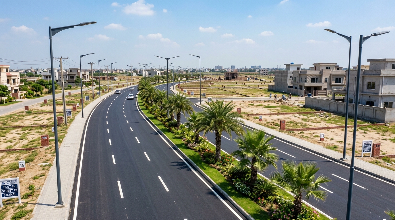 1 Kanal Prime Residential Plot - Near Main Boulevard Jinnah Sector